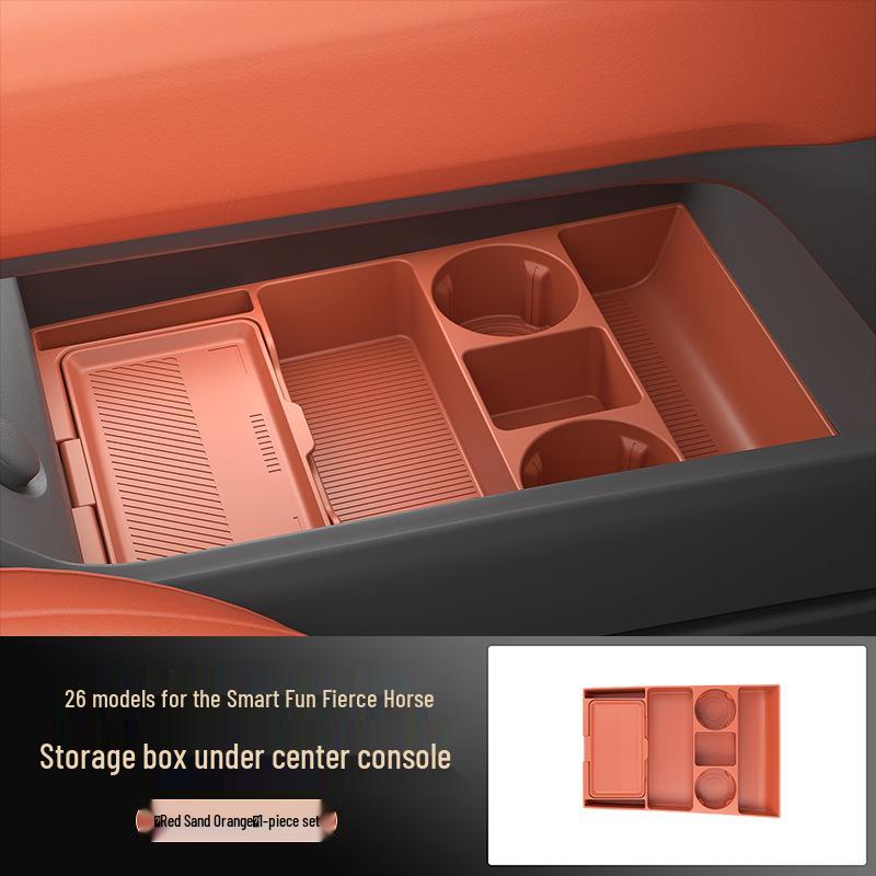 Fits 26 Ford Bronco Models: Center Console Storage Box & Glasses Holder Accessories