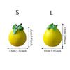 Yellow/Green Fake Grapefruit Lifelike Artificial Fruit Pomelo Fruit Ornament  Cabinet Photography