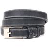 Женский кожаный ремень в винтажном стиле GRANDE PELLE Leather Belt 21444 Черный