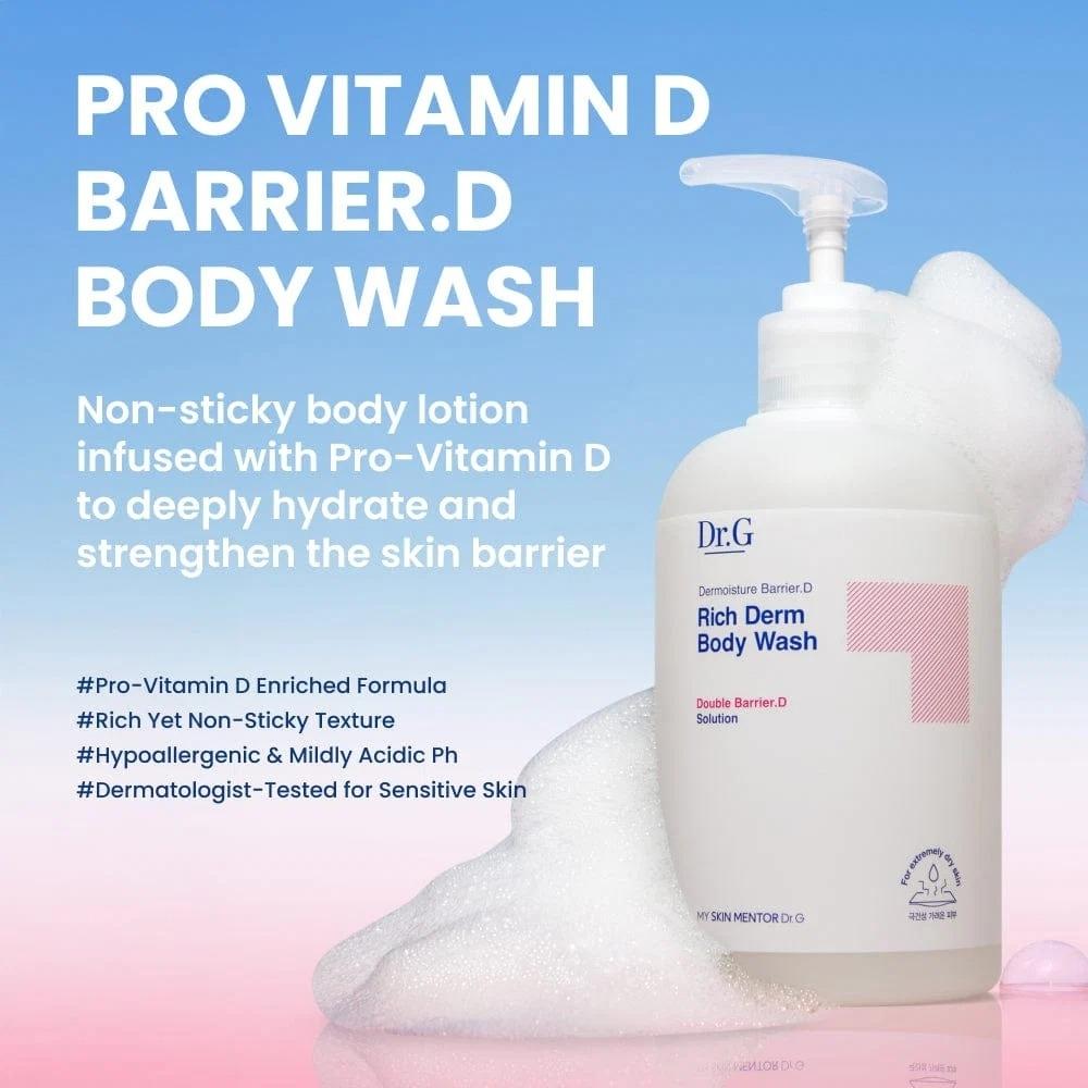 Dr.G Dermoisture Barrier D Rich Гель для душа для тела 400 мл / 13,53 жидк. унц.. унция