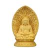 Boxwood Lucky Charm of the Twelve Zodiac Year of the of the Boar Buddha Amitabha Car 2 Sun 7 [Buddha Statue] Carving, Animals, dog/Year [Miniature