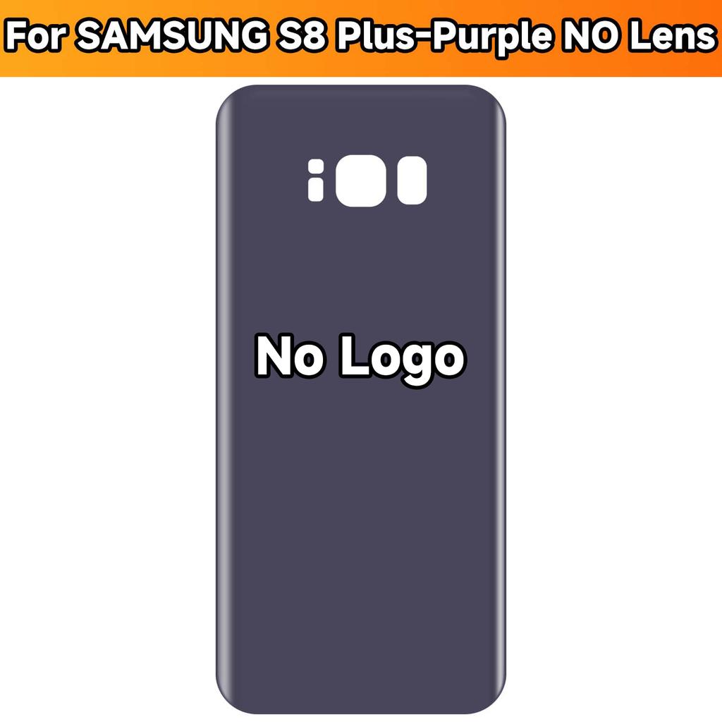For SAMSUNG S8 Plus Battery Back Cover Glass Panel Rear Housing Case Camera Lens Replace