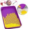 3Pcs Rhinestones Beads Organiser Stackable Plastic Sorting Tray Craft Beads Storage Tray For Painting Tool Organization