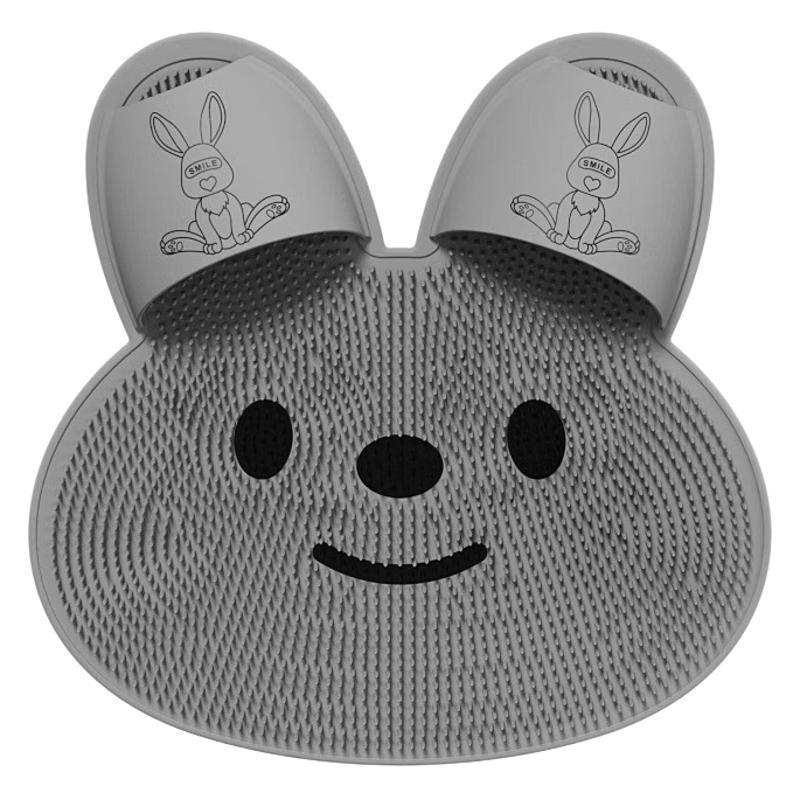 Силиконовый массажный коврик Panda для ванной комнаты, противоскользящий коврик для купания, растирания спины, божественный инструмент для мытья ног, коврик для душа от мертвой кожи