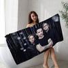 Электронный Рок D-Depeche Mode Аниме Пляжное Полотенце для Купания Мягкое Впитывающее Кухонное Полотенце Детские Подарки для Детей Путешествия Кемпинг Спортзал