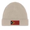 Bonnet Drapeau Timor Oriental En Beige