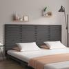 VidaXL Wall-mounted Headboard Grey 166x3x91.5 Cm Solid Pine Wood 824700