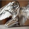 Art Angel Female Wings Resin Crafts Desktop Gardening Decoration Home Living Room Accessories