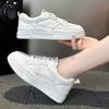 2026 New Women's Flat Bottom Breathable Casual Versatile Student Flat Heel Large Size Leather Women's Shoes