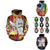Rick And Morty 3d Print Womenmen Pullover Hoodie Sweatshirt Jumper Tops