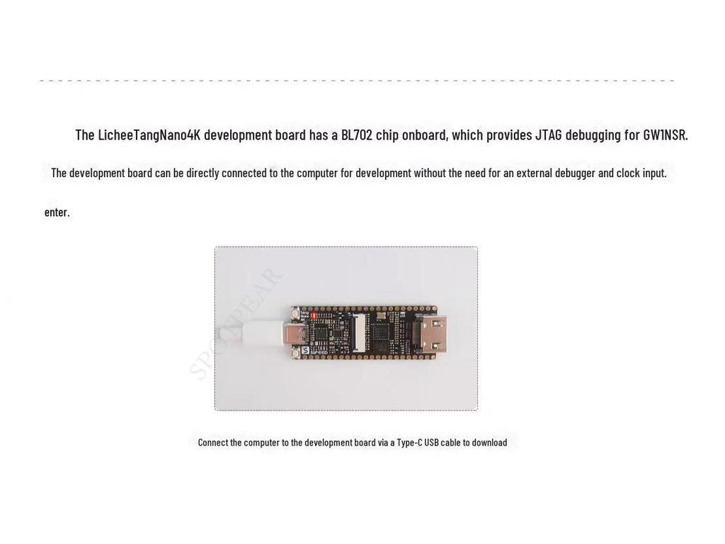 Плата для разработки Gaoyun Lichee Tang Nano 4K FPGA
