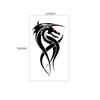 Animal Tattoo Sticker Tiger Head Wolf Head Geometric Shape Wind Set Water Transfer Flower Arm Sticker