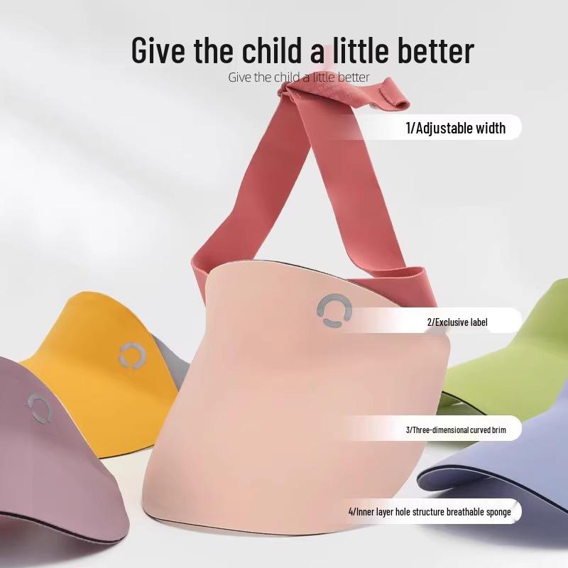 Детская шляпа от солнца с широкими полями для защиты от УФ-лучей для мальчиков и девочек - Уличный пляжный козырек.