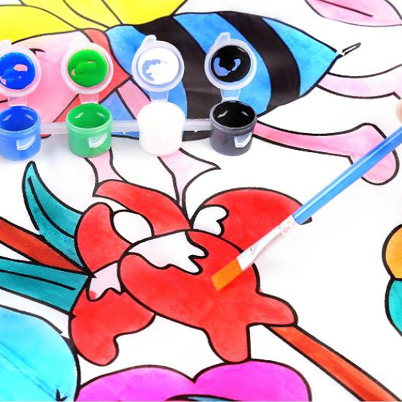 1Set Blank Kite Diy Children Education Painting Kite Easy To Fly Children Kite