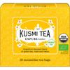 KUSMI TEA ExPure Addict, 20 Tea Bags (Not Individually Wrapped), Organic JAS Certified Rooibos Yerba Mate Green Tea [Officially Imported]