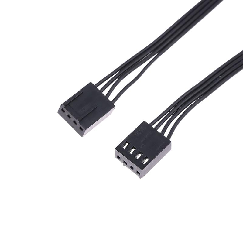 5 шт. 4-контактный ШИМ-адаптер для подключения вентилятора процессора, удлинитель для вентилятора компьютера, сменный кабель питания, аксессуары 24Awg