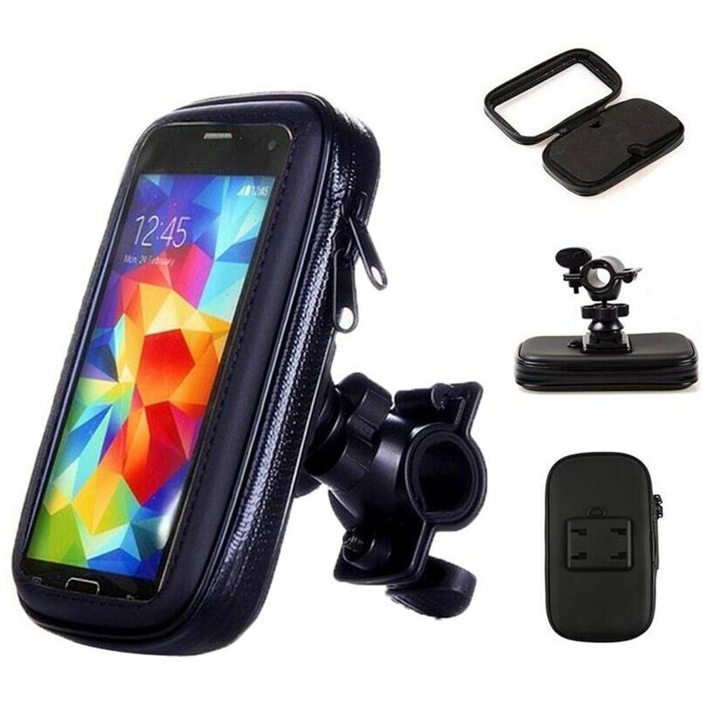 Stand Bracket Waterproof Phone Case Cellphone Bag Bike Mount Bicycle Motorcycle Phone Holder