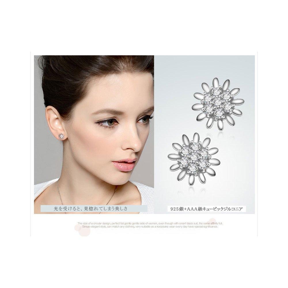 Серьги IUHA Dandelion Austrian CZ Metal, устойчивые к изменению цвета, бриллианты, дружелюбные,
