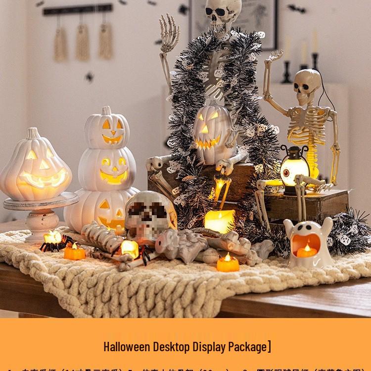 Светящийся тыквенный фонарь на Хэллоуин Набор для украшения вечеринки