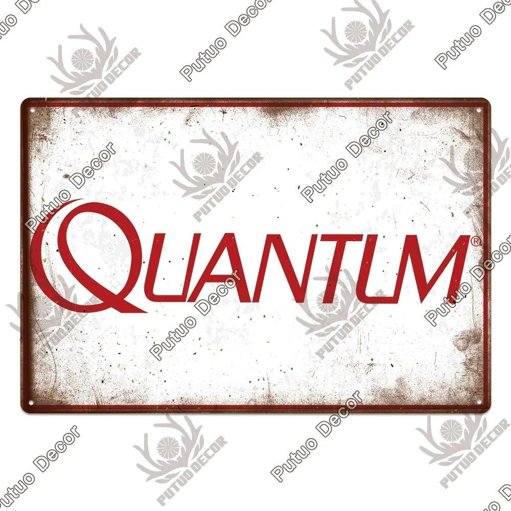 Putuo Decor Fishing Gear Retro Tin Sign Plaque Metal Plate Vintage Wall Art Poster Decoration for Tackle Shop Home Iron Painting