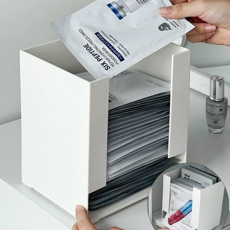 Главная Многофункциональный угловой ящик для хранения Кухонный ящик для хранения лапши быстрого приготовления Многоцелевой органайзер для масок и нижнего белья