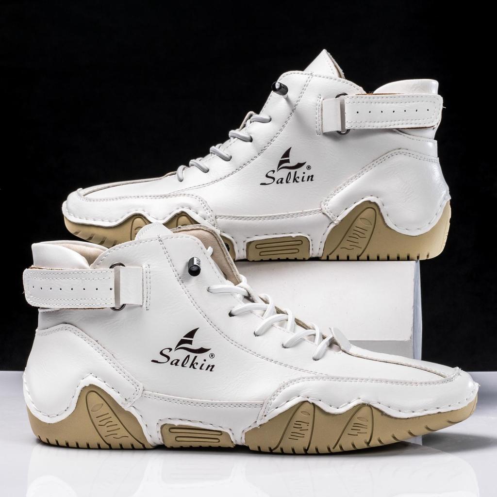 Обувь из спилка ручной работы, мужские лоферы, удобные ботильоны для мужчин, повседневная обувь, мокасины, мужская обувь на плоской подошве