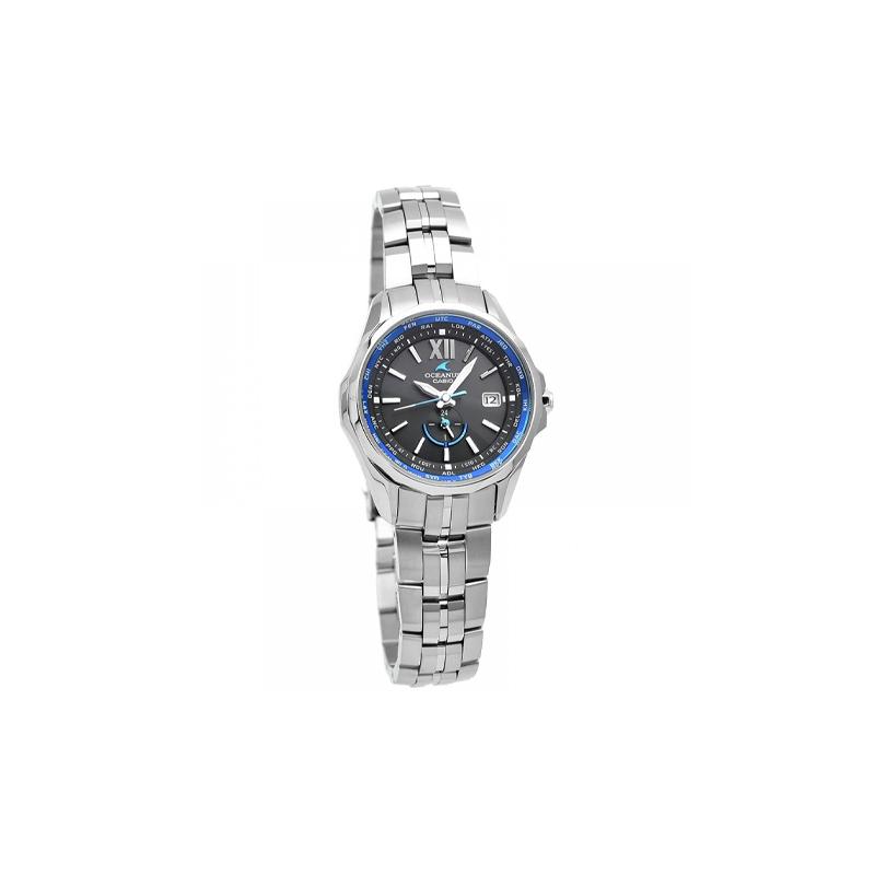 Casio OCEANUS series - disc multi-function pointer, business trend, simple classic pointer, date display, black disc, multi-function OCW-S340-1AJF