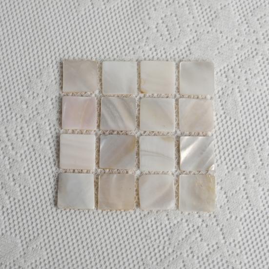 Натуральная ракушка квадратная подставка мозаика теплоизоляция украшение дома салфетки реквизит для фотографий коврики для семейного обеденного стола кофейня
