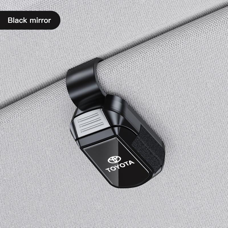 Car Glasses Case Auto Sun Visor Glasses Sunglasses Clip Card Ticket Holder For Toyota Hilux Aygo Yaris Ractis Corolla Sticker