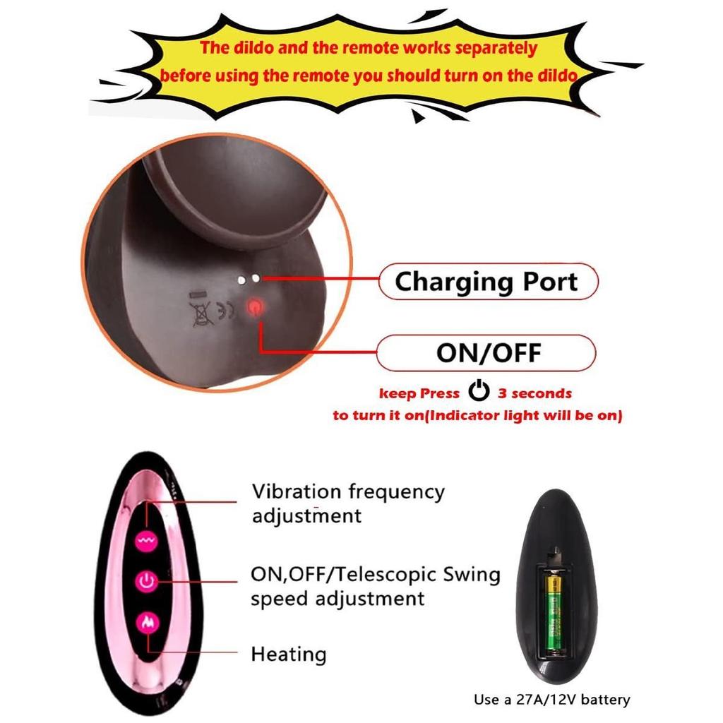 Управление приложением 360° Черный Реалистичный Дилдо Женский Пуш-ап Вибратор с Подогревом Силиконовые Взрослые Секс-игрушки Присоска Пенис Стимулятор Точки G Секс-игрушки