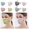Washable Breathable Face Mask Anti-UV Sunscreen Mask Fashion Cotton Printing Mask  Outdoor Sports