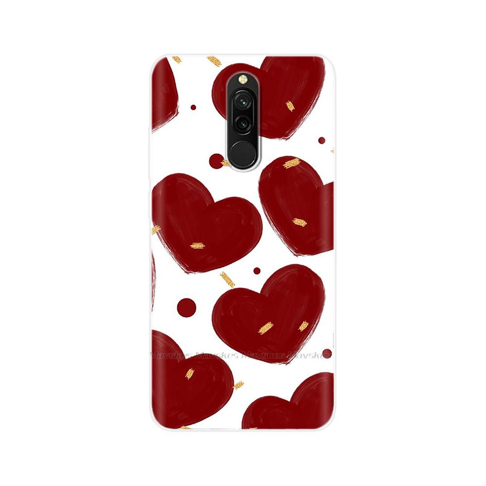 Чехол для Redmi 8 8A Pro, ТПУ Силикон, Ударопрочный, Чехол с Кошкой для Телефона, Для Redmi 8 8A 7 7A redmi7, Прозрачный, Печать, Мягкий
