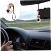LIFKOME 1Pc Pendant Glass Pendant Glass Car Interior Interior Rear View Mirror Pendant Car