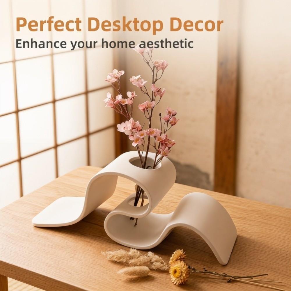 Elegant Dried Flower Rack Modern Plant Container Gift 3D Printing Vase Home Decor