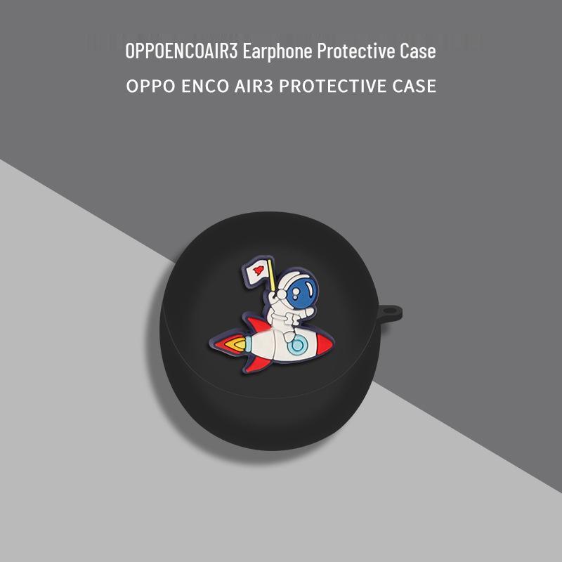 OPPO Enco R2 Ultra-Thin Silicone Protective Case - Full Coverage Earphone Shell