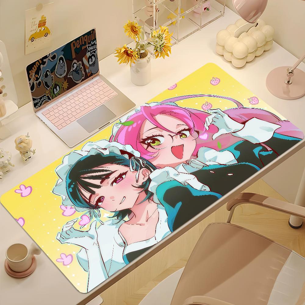Anime Alien Stage Ivti Mouse Pad Large Non-slip Lockedge Desktop Computer Desk Mat Keyboard Writing MousePad Office Game Student