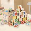 27x Wooden Alphabet Blocks Learning Toys Teaching Material Educational Abc