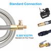 Inflatable Tube Hose Car Tire Air Inflator Hose Inflator Tube Connection Quick Inflation Chuck Locking Air Chuck for Motorcycle