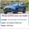 Крышка воздухозаборника автомобиля для Volvo XC60 T4 T5 2018~2024 Под задним сиденьем вентиляционная решетка шторка кондиционера Вентиляция выхлопная система аксессуары