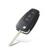 KEYYOU 3 Buttons Fob Modified Flip Folding Remote Car Key 433MHz 4D63 Chip For FORD Focus Fiesta Mondeo With HU101 Blade ASK