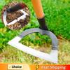 Handheld Hollow Hoe Thickened Manganese Steel Agricultural Weeding Hoe Planting Vegetable Gardening Loosening Soil Weeding Tools