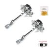EDP706-1 2 Pieces Front Left AND Right Door Catch Hinge Brake Stop Check Strap Limiter for Renault Clio MK1 2 3 Symbol Thalia MK1 7700842857 