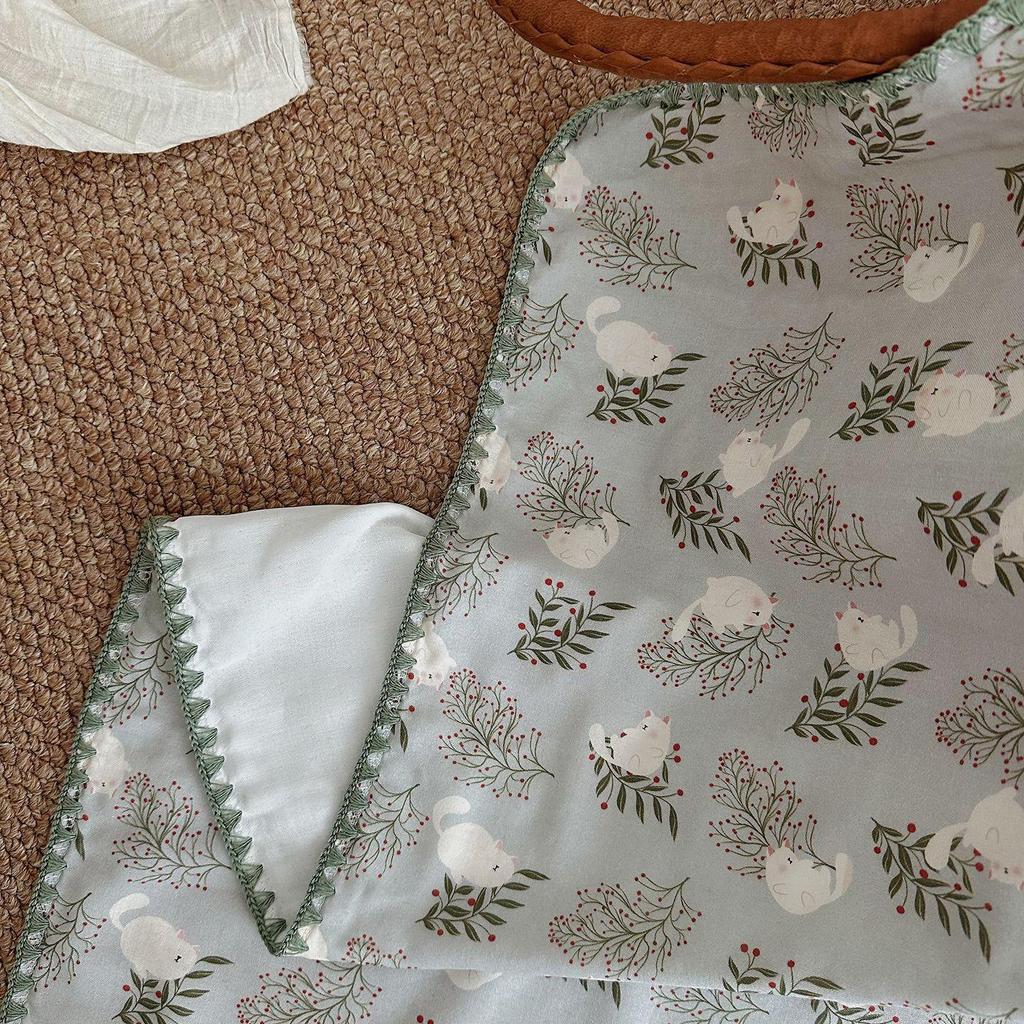 Летнее детское бамбуковое 4-слойное прохладное одеяло: Плед из ледяного шелка для новорожденных для сна и кондиционирования воздуха.