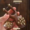 Handheld Wooden Nose Scraping therapy Antistatic Handheld Comb New Brass Bead Comb  Nose Relaxation
