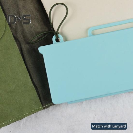 Мини-коробка для акварели, 24 шт., пустые полукастрюли с магнитной полосой, переносная палитра для акварельных красок, масляных, акриловых