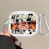 Anime Ones Pieces Clear Earphone Cases Cover With Hook Case For Samsung Galaxy Buds 4Pro Live 2Pro 3 FE 2 4 Pro 3Pro