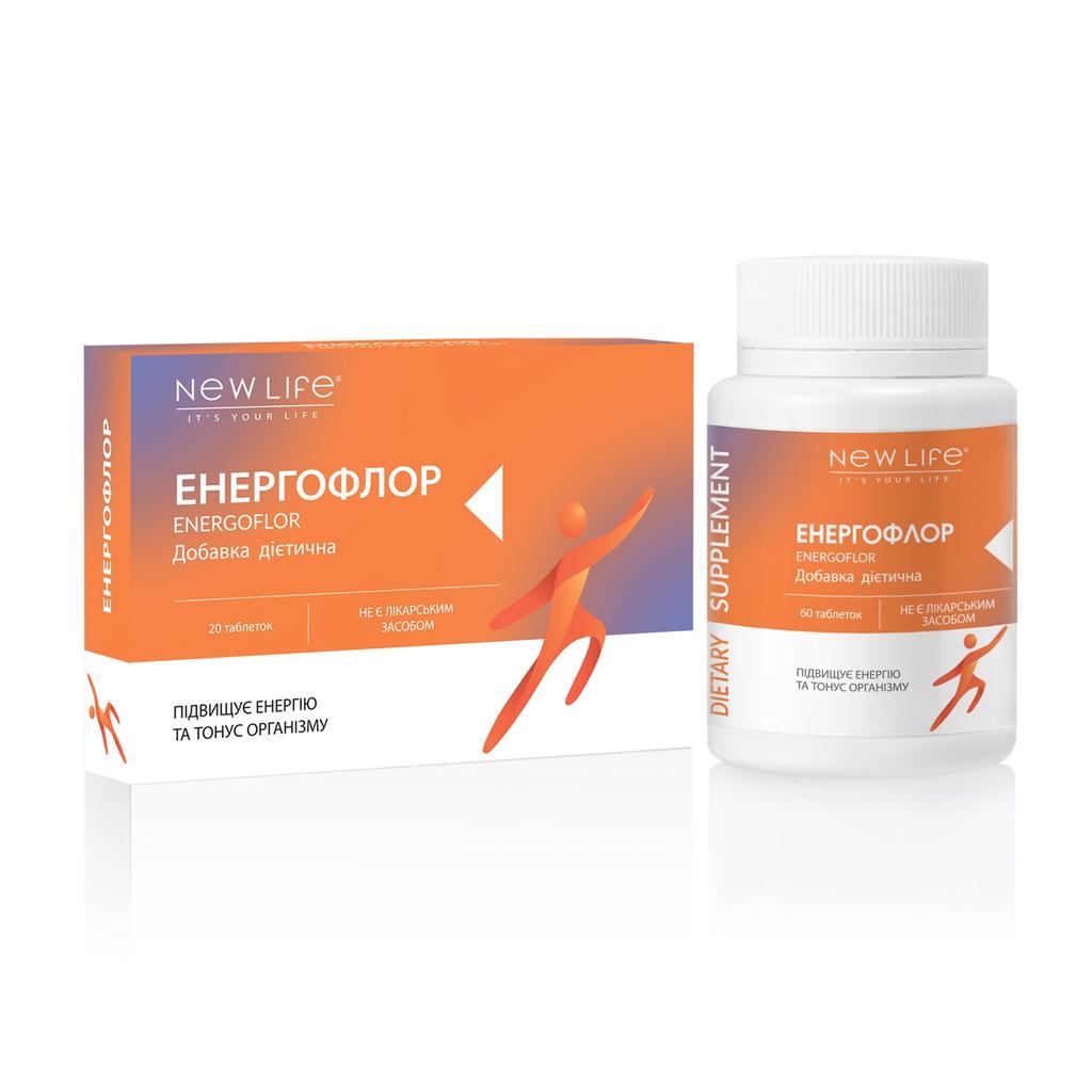Энергофлор New Life Добавка Диетическая (Повышает Энергию и Тонус)