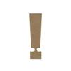 Wooden Letter - ! - Exclamation Point - To Decorate - 15 Cm High - Creative Hobbies