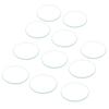 11Pcs Flat Watch Lens High Durability Easy Operation Small Size Professional Watch Glass Lens for