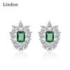 Lindon Copper Alloy Zircon Earrings Drop Earrings For Women Wedding Party Gifts